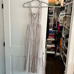 Abercrombie scrunchie strap linen maxi NWT - XS